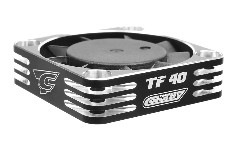 Ventilateur Team Corally TF-40 40 mm prise BEC – noir/argent