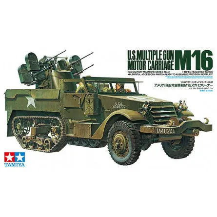 [35081] Tamiya U.S. M16 Multiple Gun Motor Carriage (half-track) – maquette 1/35