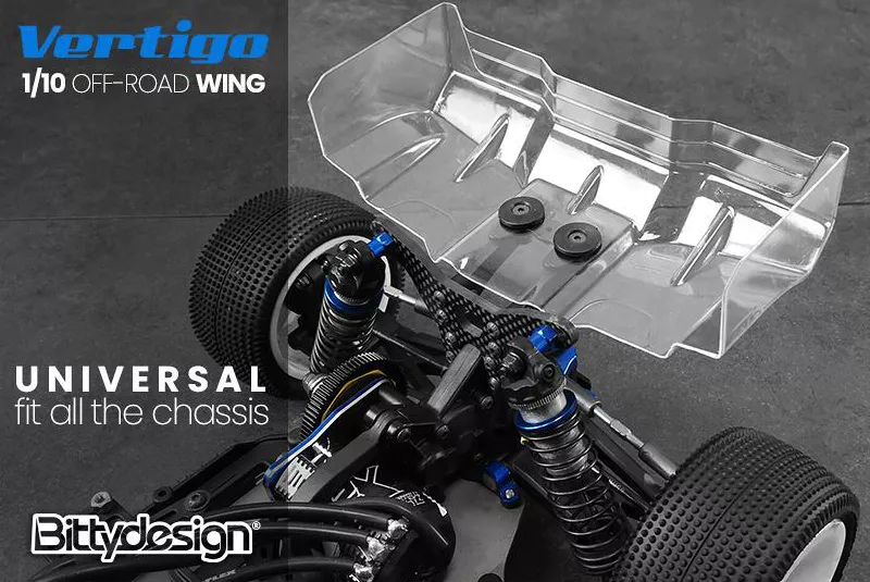 Aileron Bittydesign Vertigo 1 mm – tout-terrain 1/10 (2 pcs)