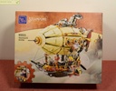 PANTASY Steampunk Airship Model Kit for Adults  Dual-Layer Zeppelin with Gear-Driven Mechanical System