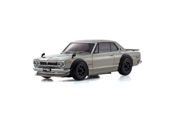 Carrosserie Kyosho Mini-Z Nissan Skyline 2000GT-R (KPGC10) Tuned argent – MA-020