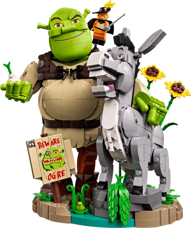 [72423] Lego 72423 Shrek, l’Âne et le Chat Potté