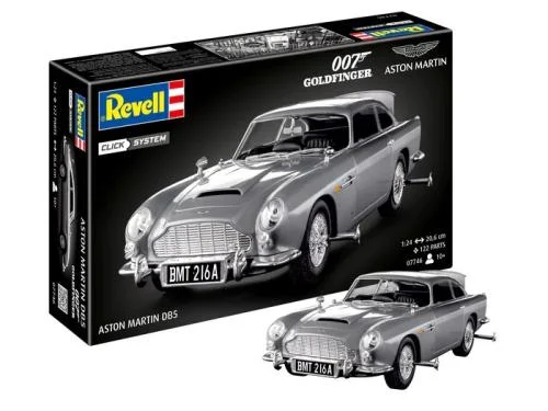 [07746] JAMES BOND - Aston Martin - Model Kit Click System 1/24