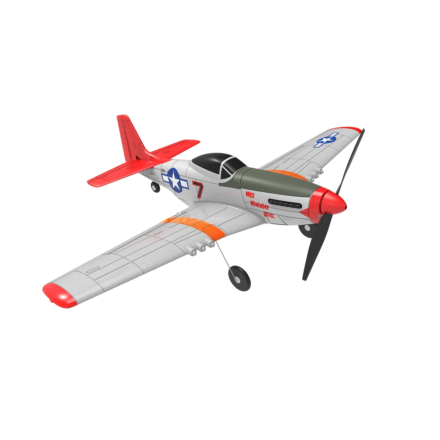 Modster MDX Mustang P-51D – avion électrique 400 mm RTF avec stabilisation 6 axes
