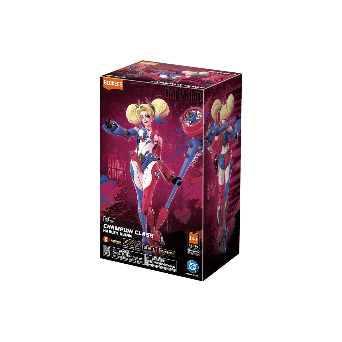 [BLK75674] Blokees Harley Quinn Champion Class 04