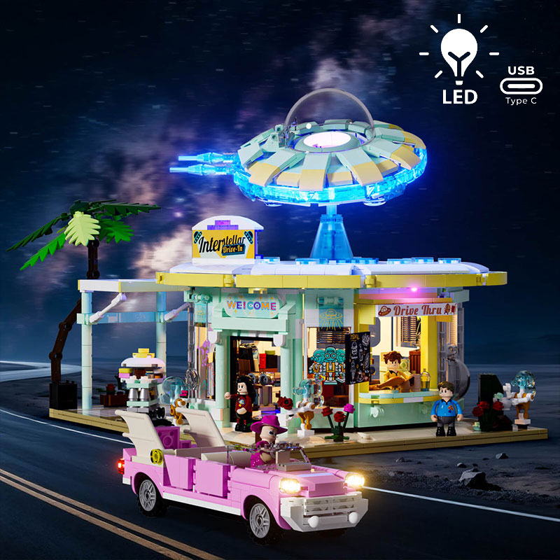 [LBL9104] Lumibricks Road Trip 18006 Interstellar Drive-In