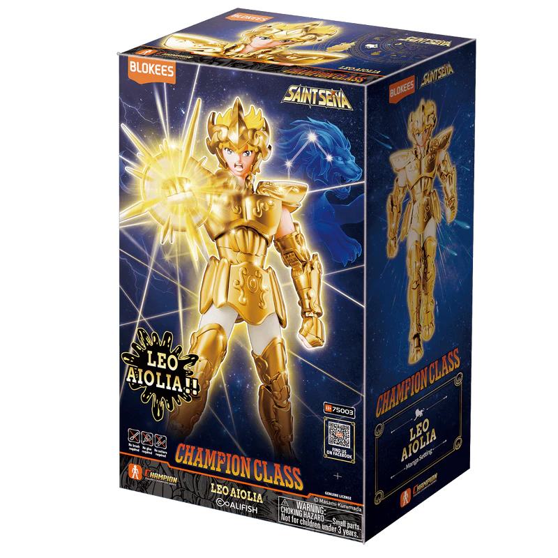[BLK75003] Figurine à assembler Blokees Saint Seiya Champion Class – Leo Aiolia