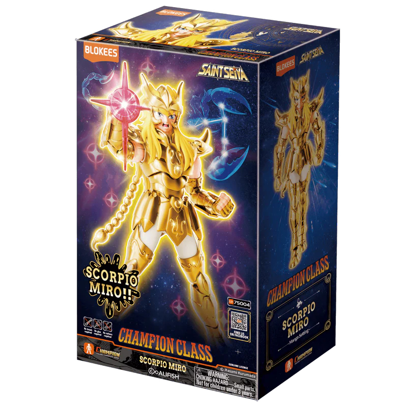 Figurine à assembler Blokees Saint Seiya Champion Class – Scorpio Milo