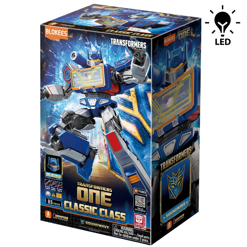 Blokees Transformers Action Edition 03 Soundwave – maquette lumineuse