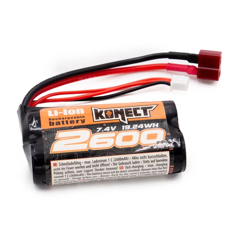 Konect Batterie Li-ion 7.4V 2600mAh 15C