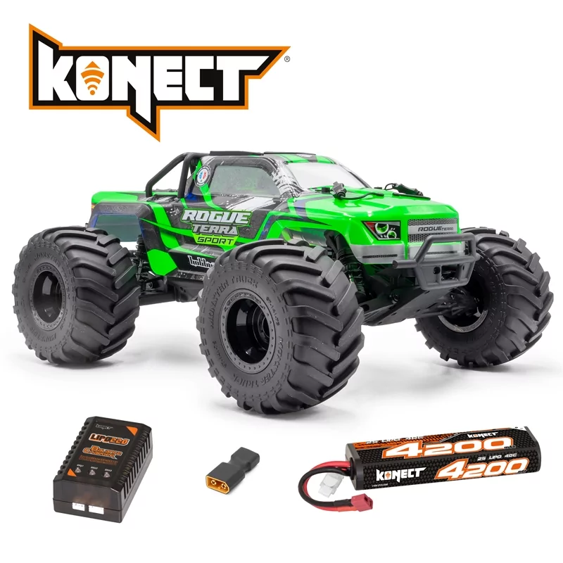 [1.ROGT.SP2.GR-PACK] ROGUE TERRA brushless SPORT VERT (15KG)-PACK accus et chargeur