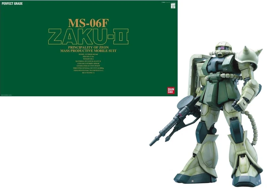 [BANMK64230] Gundam Gunpla PG 1/60 MS-06F Zaku II