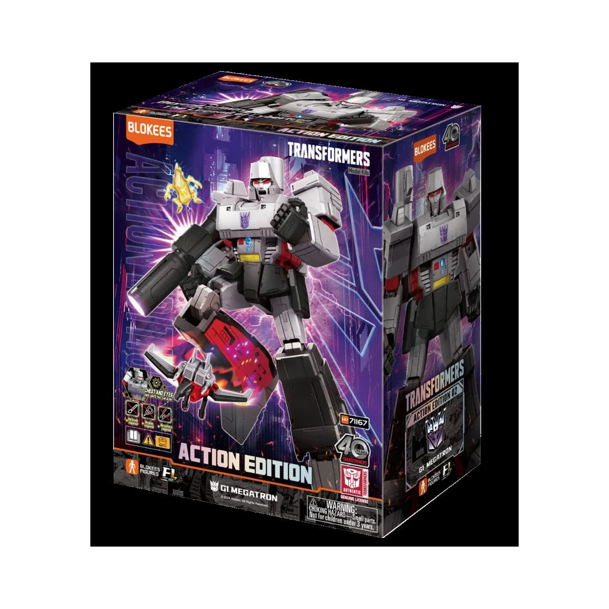 [71167] Blokees Transformers figurine Plastic Model Kit  Action Edition 02 G1 Megatron