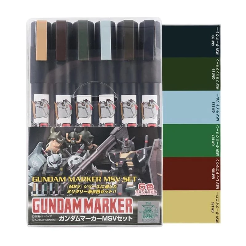 [213064] GUNDAM - Gundam Marker AMS-127 MSV Set