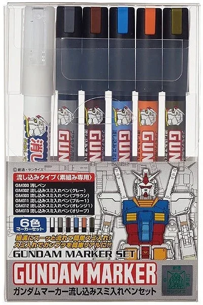 [163573] GUNDAM - Gundam Marker GMS-122 Set