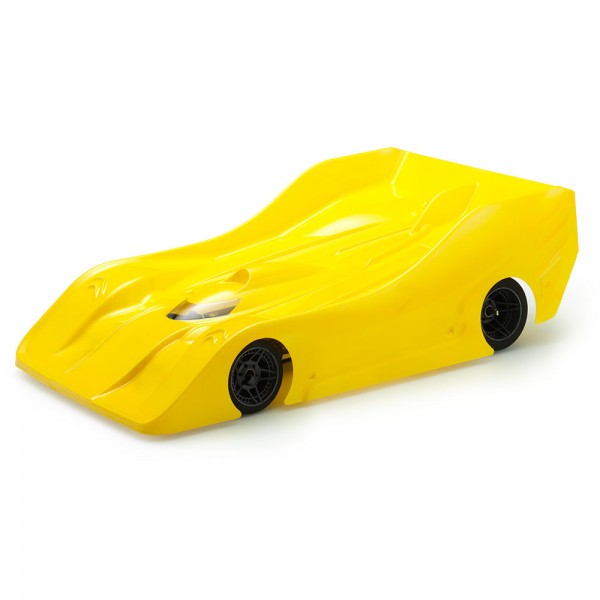 Carrosserie Xtreme Diablo EP – 1/8 piste électrique, 0,75 mm (transparente, prédécoupée XRAY)