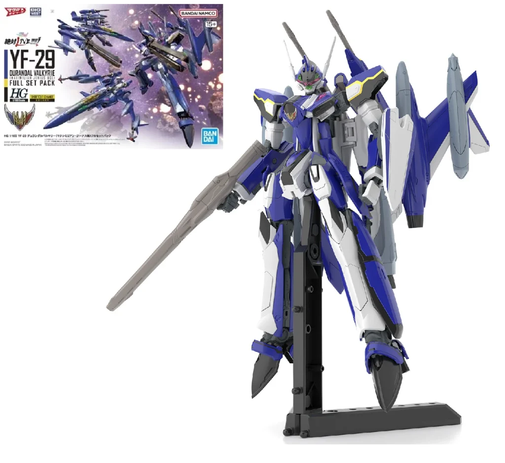[223554] MACROSS - HG 1/100 YF-29 Durandal Valkyrie Full Set - Model Kit