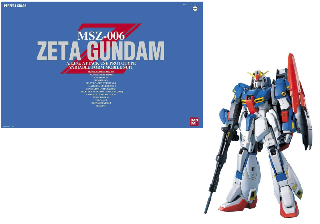 Maquette Bandai Gundam PG 1/60 Zeta Gundam (163568)